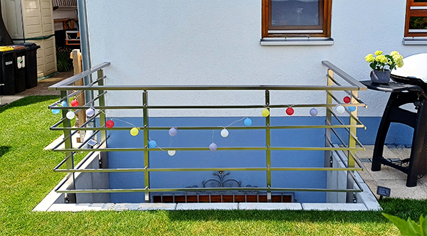 Sicherung Kellerfenster