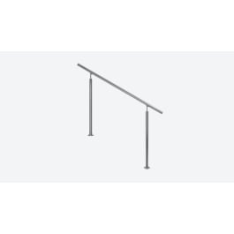 Graber Ballettstange Aus Hellem Eschenholz – 42 Mm Ø, 170 Cm, Mit 2 Höhenverstellbaren Edelstahl-Wandhaltern, Für Studio & Zuhause