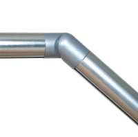 Handrail corner connection PROVA PS 6 Grey metallic