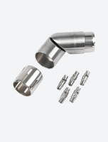 Corner kit for HARMONY Stainless Steel Black