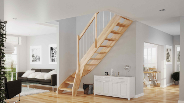 Raumspartreppe Faro Black