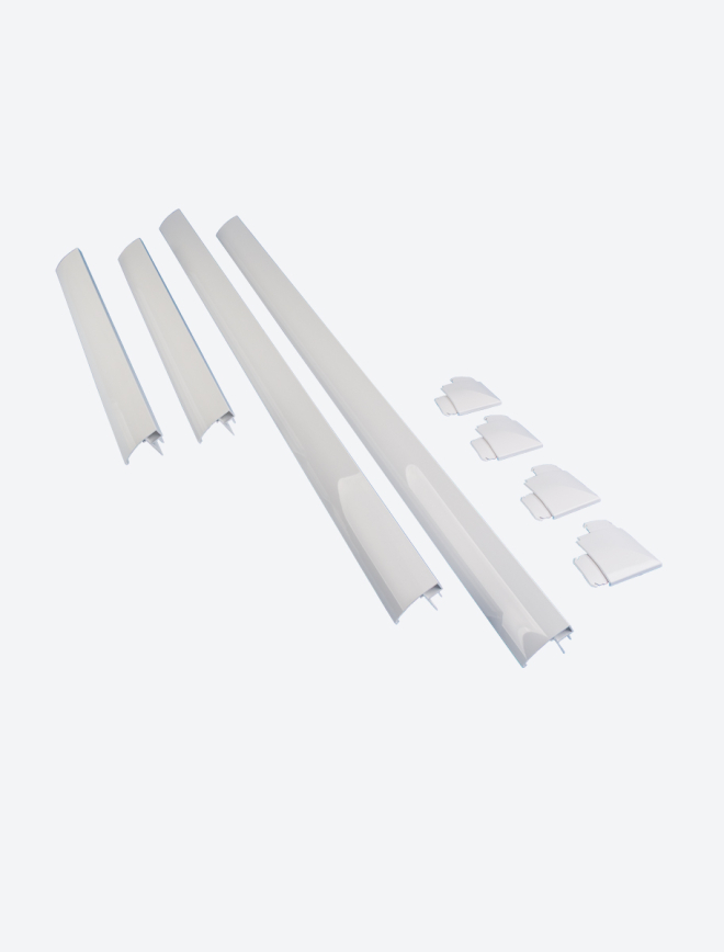 Architraves for clickFIX® 76G-serie Black