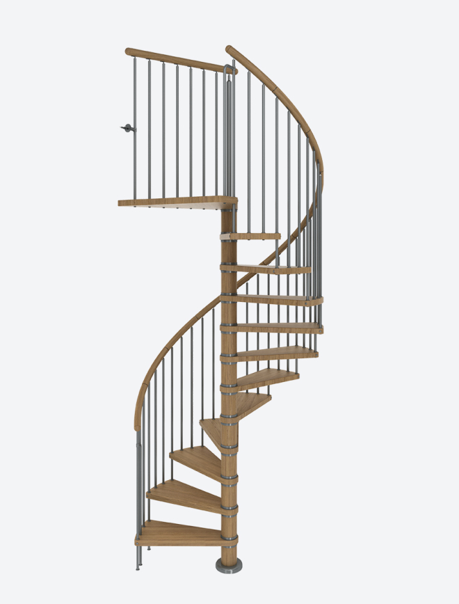 Spindeltreppe WINNIPEG Black