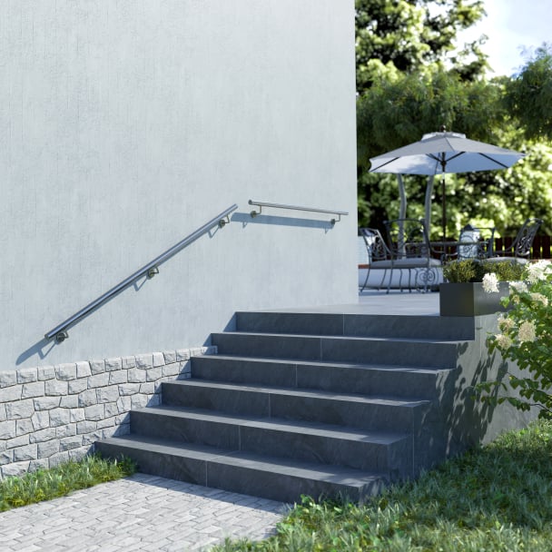 Aluminium handrail 2 meter PS 4 