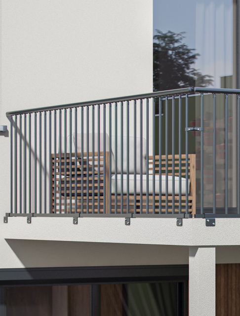 Brüstungsgeländer GARDENSPIN Anthrazit Anthracite