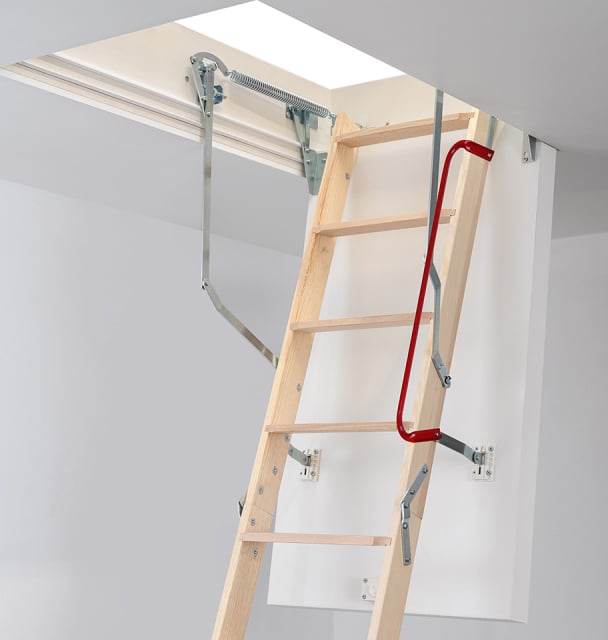 Handrail for DOLLE loft ladders with 3 section ladder 