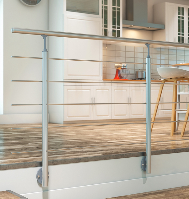 Balustrade CLEAN Kit 150 cm Aluminium