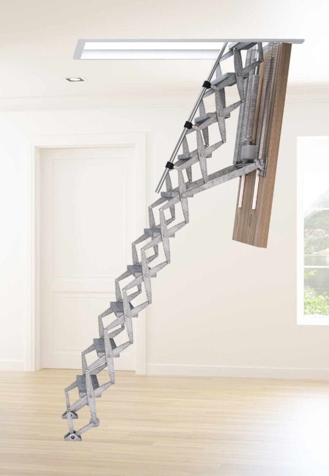 Bodentreppe alu-top elektrisch 