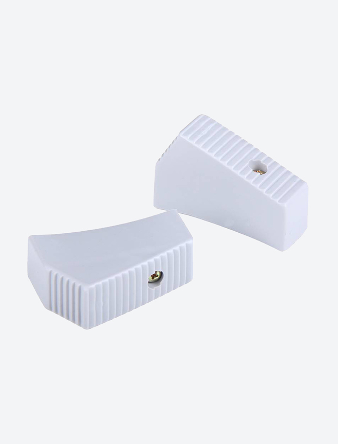 Fußkappen für Bodentreppen, grau 