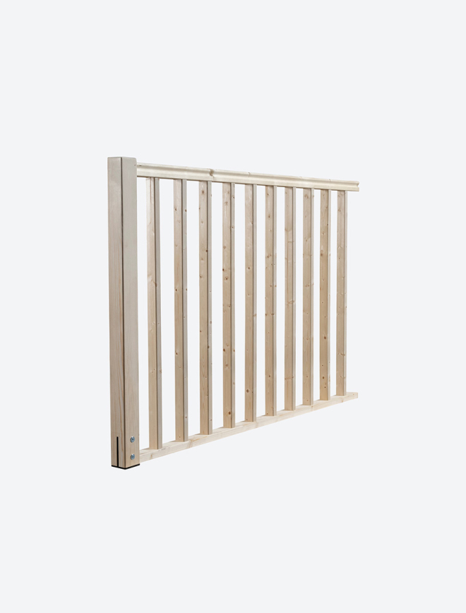 Wooden Handrail Banister MADEIRA – 1.5 m 