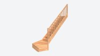 Raumspartreppe Paris in Buche Black