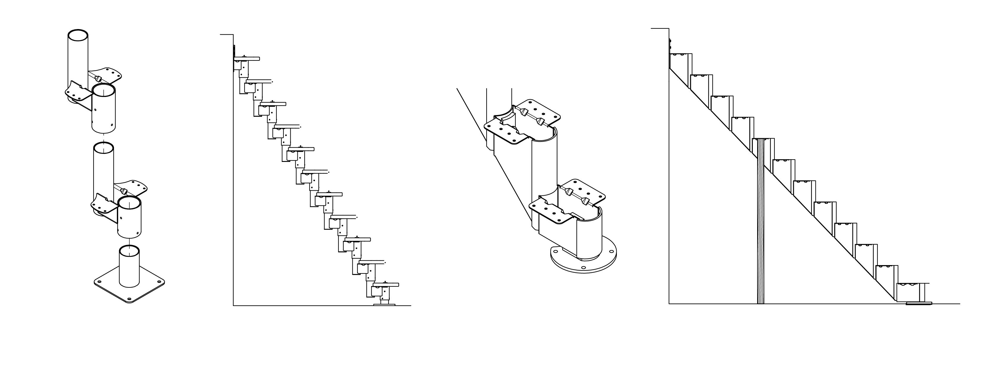 Zeichnungen-Mittelholmtreppen-mittelholme